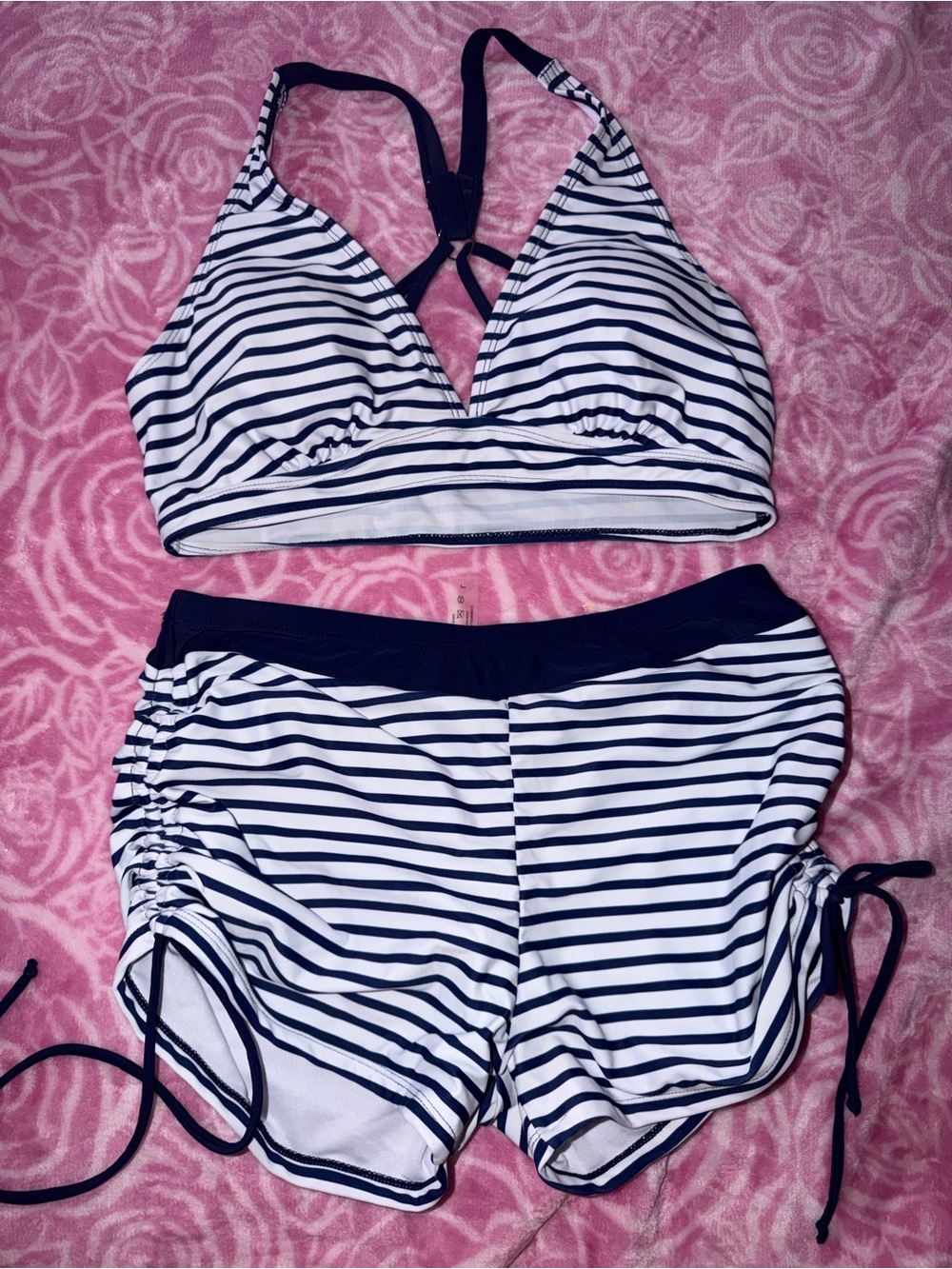 - Swim Top and Swim Shorts large no brand